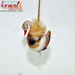 Cygne en gros ornements De verre De Noël décor - Product Image 4