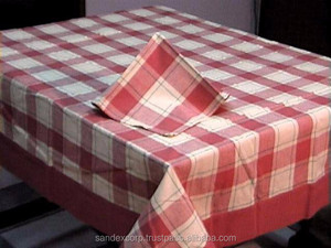 100% Coton Fil Teint Rayures Design Linge de Table Absorbant Séchage Rapide Tapis de Table au Meilleur Prix Fournisseur en Inde - Product Image 6