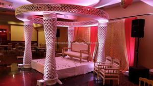 Decoración espectacular de Mandap de boda hindú - Product Image 5