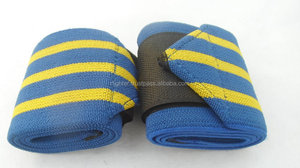 Muñequera para adultos con logotipo personalizado, muñequera para fitness y gimnasio con material de caucho de neopreno de algodón para levantamiento de pesas - Product Image 4