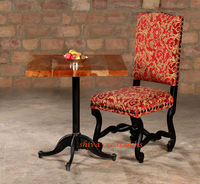 Ensemble Table et Chaises de Restaurant Style Industriel Vintage en Fer et Bois (IRF-001)