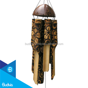 Campana de Viento de Bambú Indonesio de Alta Calidad Estilo Antiguo para Decoración del Hogar - Artesanías de Bambú al por Mayor - Product Image 1