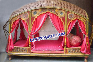 New Indian Wedding <b>Doli</b> Wooden <b>Dolis</b> Palki Modern Lightweight Customized Size Manufacturer and Exporter - Product Image 6