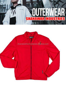 Vente en gros de vêtements pour hommes, veste coupe-vent à poches zippées avec impression en sublimation pour hommes - Product Image 2