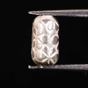 Artisan Crafted Fashionable Accessories Solid Pure 925 Sterling Silver Capsule Shape 8x4 MM Size Designer Wholesale Loose <b>Beads</b> - Product Image 2