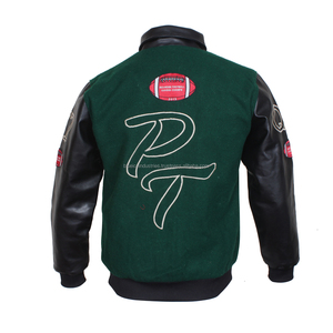 Customized Wool Leather Letterman Embroidery Jackets <b>Top</b> Custom Basketball Jersey Custom Ice Hockey Jersey - Product Image 3