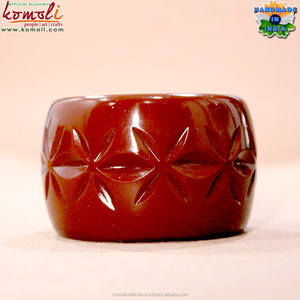 Wide Carved Bangle Resin Wholesale Vintage <b>Jewellery</b> Bracelet <b>Etsy</b> - Product Image 3