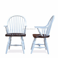 Meuble de Table à manger de Style campagnard, 6 chaises en bois massif acajou