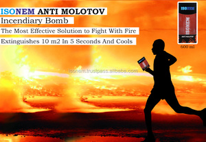 ISONEM ANTI MOLOTOF RED SMALL HANGING TYPE <b>FIRE</b> <b>EXTINGUISHER</b> 850g JUST THROW Into <b>FIRE</b> MADE in TURKEY!!! - Product Image 5