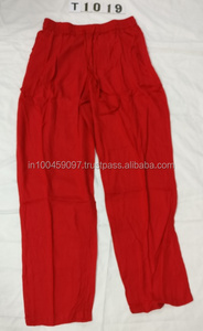 Pantalones Palazzo de verano informales transpirables 100% algodón - Product Image 3