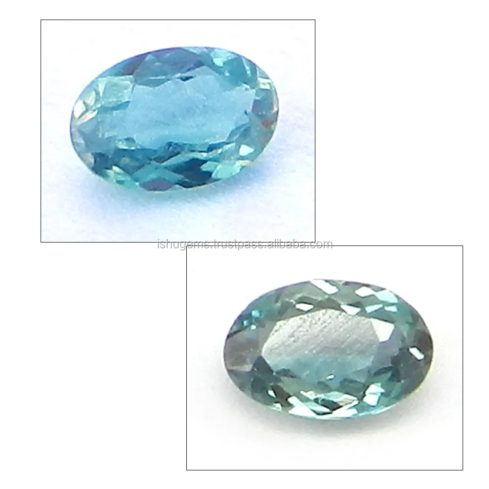 Natuurlijke Losse Edelsteen IG4404 Alexandriet 4X3Mm Oval Cut 0.10 Cts Ishu Gems Kleur Veranderen 2 Kleur In; 27243 0.1 Cts