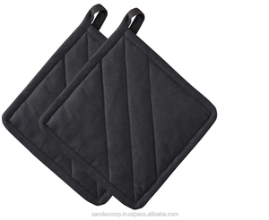 Black Pot Holders Fabricante en India Polka Dot nuevo diseño de corazón pot holder al precio más barato - Product Image 2