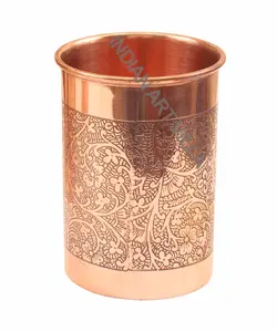Classic Copper Glasses For Sale Handmade Handmade High Quality Embossed Design Copper Glass Product Manufacturing