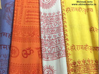 Sarong long en coton doux teint en fil indien, paréo de plage, écharpe d'été, taille 100x200 CM, SHIVAM ARTS