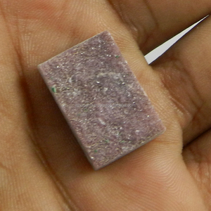 Calcite de cobalt naturelle de haute qualité, 4,10 g, 15x22 mm, forme rectangulaire, pierre précieuse pour bijoux - Product Image 3