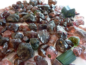 Pierres précieuses naturelles de Tourmaline brute, non coupées, de forme mixte, g - Product Image 5