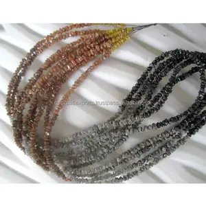 Los diamantes en bruto Natural Multi color de diamantes en bruto sin cortar cuentas