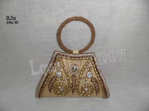 Bolso de mano de noche artesanal con lentejuelas brillantes para novias, de poliéster, para fiesta, para mujer - Product Image 4