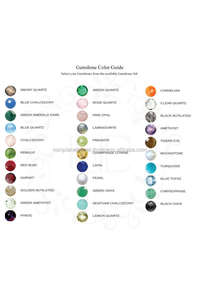 Collar de capas largas de oro ónix, turquesa y negro, Vermeil - Product Image 4