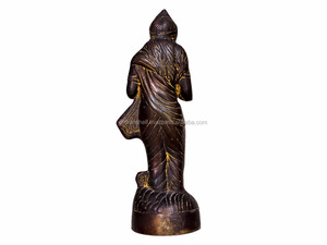 Main En Laiton Indien Multicolore Bronze Parvati Sculptures Figurine Statue Home Decor Cadeau Articles 11.4x3.6 Pouces SMG-153-1 - Product Image 4