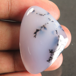 Meilleure vente cabochon de pierres précieuses à facettes de coupe ovale en vrac d'agate de DENDRITIQUE naturelle fabriquée à la main pour la fabrication de bijoux de bague et de boucle d'oreille - Product Image 1