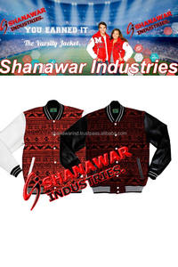 Chaqueta universitaria de algodón personalizada de talla XL unisex, abrigo de invierno transpirable con logotipo en relieve, patrón de letras de béisbol, venta al por mayor para hombres - Product Image 5