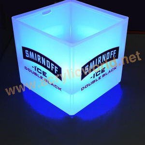 Porte-bouteille de vin avec led/bouteille de vin en acrylique seau à glace/seau à vin en acrylique comptoir d'affichage de vin - Product Image 2