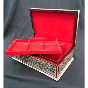 ZAHEREEN J 51 Joyero Rectangular Egipcio de Madera con Mosaico Extra Grande - Product Image 4