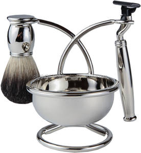 Factory Price OEM ODM Service Heavy <b>Weight</b> <b>Stand</b> and Shaving Bowl Stanless Steel Private Label - Product Image 2