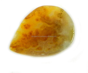 Sagenite Jasper ธรรมชาติ16X12มม. ลูกแพร์ Cabochon 7 Cts อัญมณีหลวมสำหรับทำเครื่องประดับ - Product Image 2