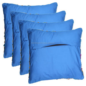 Funda de cojín de flores de seda, cuatro piezas - Product Image 2