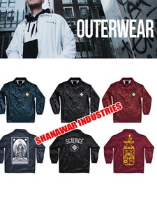 เสื้อแจ็คเก็ตบอมเบอร์ผู้ชายสีเหลือง แบบ OEM สำหรับโค้ช ผลิตจากโพลีเอสเตอร์/ไนลอน กันลมและกันน้ำ - Product Image 4