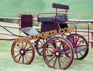 Carruaje de boda de doble caballo, cubierta negra, para bodas, Románticas - Product Image 3