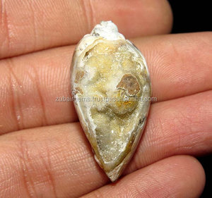 Piedra Natural de concha de fósil, piedra drusa de 36X18MM, buena calidad - Product Image 2