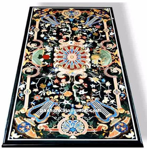 ท็อปโต๊ะตกแต่งลายหินอ่อนแบบฝัง, ท็อปโต๊ะฝังลายหินอ่อน Pietra Dura - Product Image 1