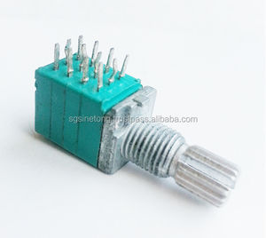 Potentiomètre à film carbone à 4 axes en métal R0924, LED, 100-2M, 250V, 20-70 - Product Image 1