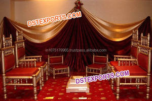 Conjunto de muebles de Sankheda para boda india hecho a mano, conjunto de muebles de Sankheda de madera, último conjunto de muebles de Sankheda para boda, oferta de venta de EE. UU. - Product Image 2