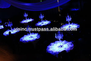 Candelabro de cristal para boda, Centro de decoración de 80/90/100/cms para decoración de fiesta 110/120/boda - Product Image 4