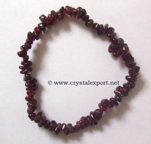 Garnet Chips <b>Bracelets</b> : Top Exporter Chips <b>Bracelets</b> - Product Image 1