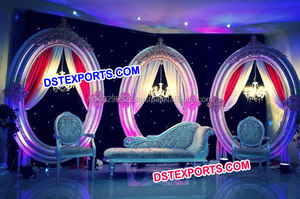 Telón de Fondo para Escenario de Boda Rajasthani, Paneles de Fibra para Bodas, Marcos para Paneles de Fondo de Escenario de Boda, Decoración para Eventos en Australia - Product Image 4