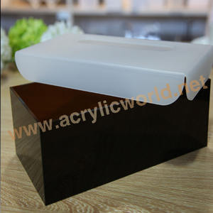 กล่องทิชชู่กล่องอะคริลิคสีขาวสวย - Product Image 5