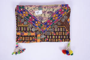 Indian Handmade Hand Embroidery Sling Purse Women Hand Bags Evening Bags <b>Clutch</b> Bag Purse for <b>Wedding</b> Christmas Party - Product Image 3