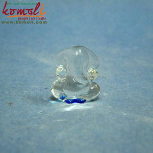 รูปปั้นพระพิฆเนศคริสตัลสไตล์ย้อนยุครูปปั้นแก้วใสรูปปั้นสำหรับตกแต่งบ้านลวดลายสี - Product Image 6