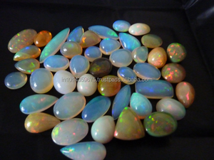 
 
 
 Opale éthiopienne naturelle, jeu de couleurs de feu, cabochons, pierres en vrac, calibrées, vente en gros |   Taille et poids personnalisables S - Product Image 3