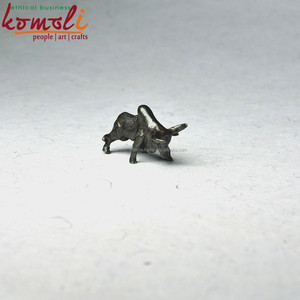 บรอนซ์โลหะไมโครมินิผนังถนนวัวประติมากรรมรูปปั้น - Product Image 3