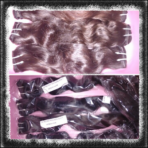 Cheveux remy naturels de grande qualité, sans perte et emmêlé, tissage indien, haute qualité - Product Image 3
