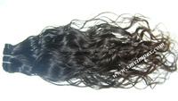 Cabello Humano Remy Indio 100% Virgen para Tejer, Ondulado Natural, Sin Caída, Doble Trama a Máquina, Listo para Permanente, Apto para Todos los Colores