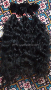 Cabello humano Remy indio virgen, buena respuesta para estilos sueltos de ondas profundas y naturales, cabello rizado de Italia sin químicos de la India - Product Image 2