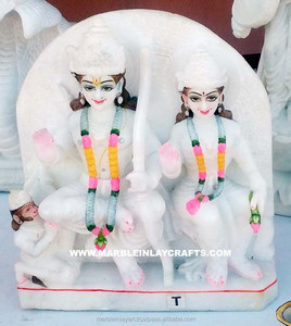 Religious Marble Ram Sita Murti - Product Image 1