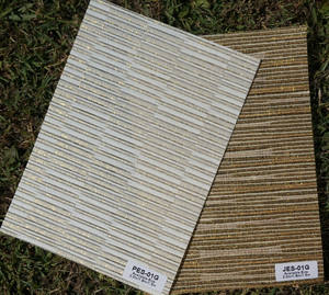 2015 nuevo <span class=keywords><strong>LUJU</strong></span>/papel de yute tela tejida con hilo de oro para ventana/decoración del hogar - Product Image 1